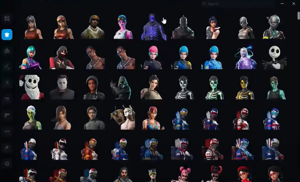 Extensive Skin Library Fortnite Skin Changer